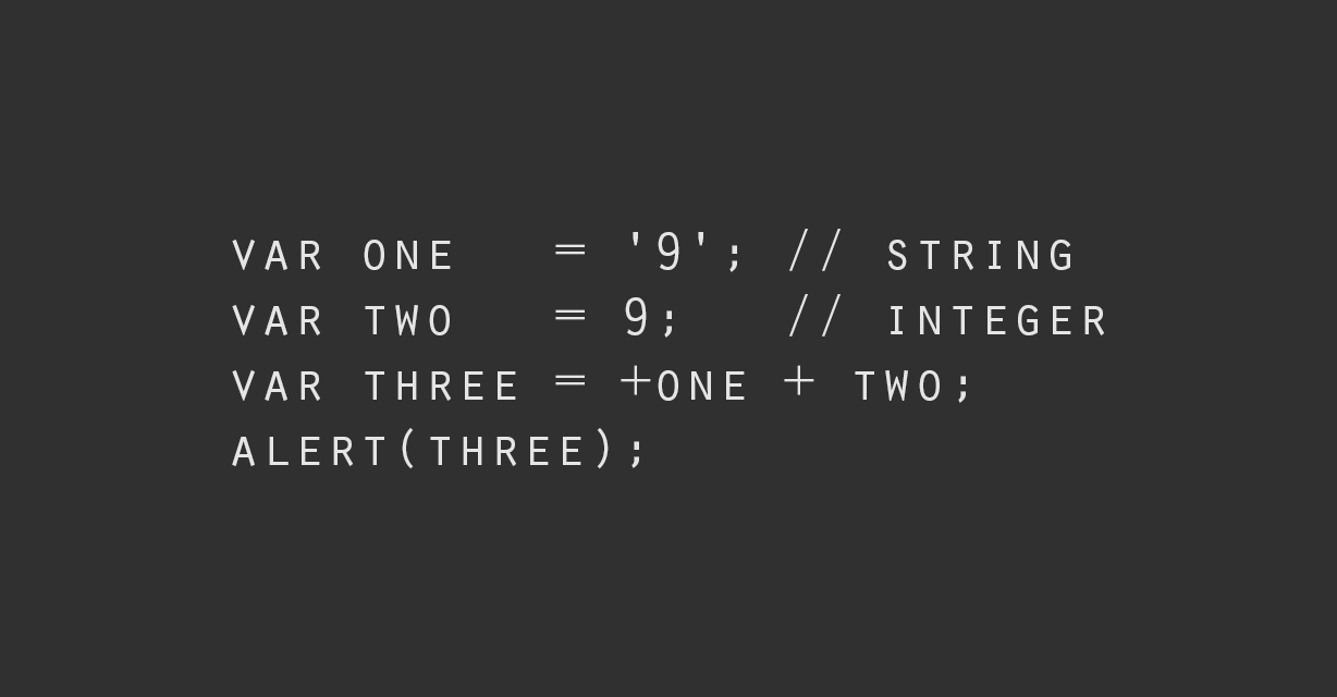 Ways to convert a string variable to integer in Javascript